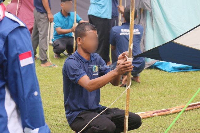 Lapas Cibinong dan Kwarcab Bogor Latih Warga Binaan Kepramukaan untuk Penguatan Karakter