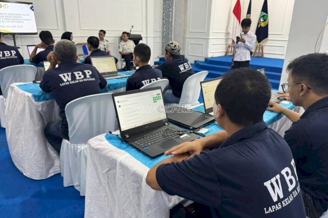 Jemput Masa Depan lewat Pendidikan, Warga Binaan Lapas Kotabarot Ikuti Ujian Kenaikan Kelas Paket C