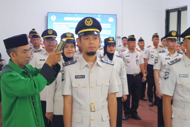 10 PNS Resmi Dilantik, Kakanwil Ditjenpas Kalsel Minta Jaga Marwah Pemasyarakatan