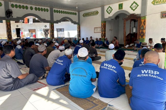 Ceramah Agama di Rutan Rantau, Perkuat Keimanan dan Akhlak Warga Binaan 