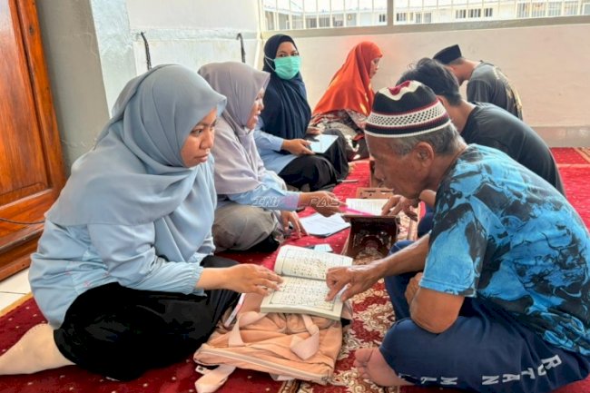 Rutan Majene Gandeng Kemenag Majene Gelar Kelas Iqra bagi Warga Binaan