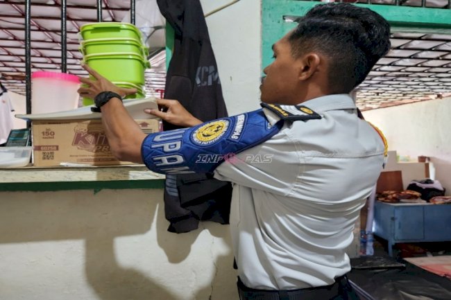 Lapas Tual Razia Kamar Hunian, Tegaskan Komitmen Zero Halinar