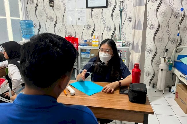 Penuhi Hak Kesehatan, Rutan Rantau Laksanakan Pemeriksaan dan Pengobatan Rutin