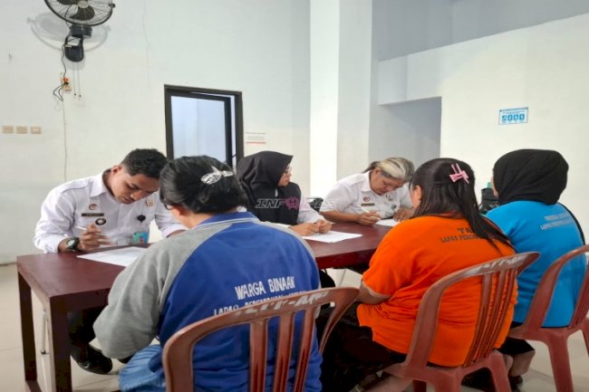 Lapas Perempuan Ambon Fasilitasi Wawancara Penerima Bantuan Hukum oleh Kanwil Kemenkum Maluku