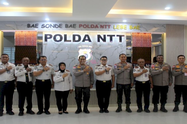 Perkuat Kolaborasi Penegakan Hukum, Kakanwil Ditjenpas NTT Audiensi dengan Kapolda dan Kajati NTT