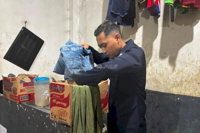Perkuat Deteksi Dini, Lapas Pemuda Madiun Gelar Razia Insidentil di Blok Hunian
