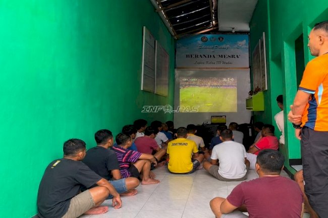 Nobar Piala Dunia 2026, Warga Binaan Lapas Wahai Rasakan Rekreasi Positif di Tengah Masa Pembinaan