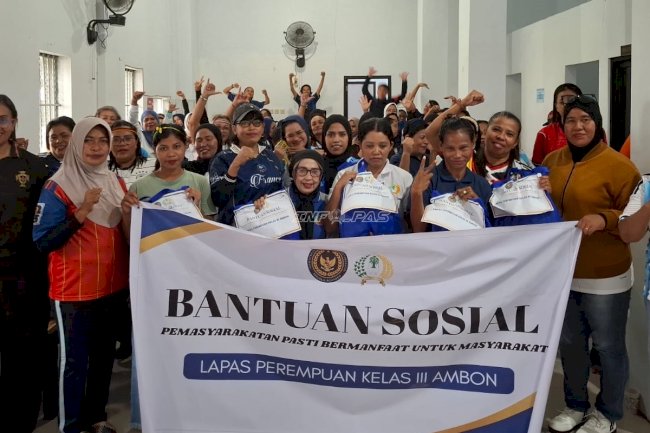 Kepedulian yang Menyentuh Hati, Bansos Lapas Perempuan Ambon Disambut Keharuan