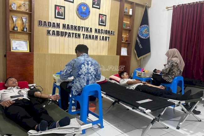 Sambut HANI 2026, Rutan Pelaihari Berpartisipasi dalam Bakti Sosial Donor Darah