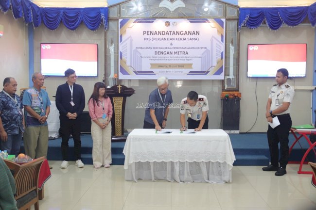 Lapas Cipinang Perkuat Pembinaan Rohani Lewat Kerja Sama dengan Enam Gereja