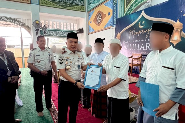 Wisuda Tahfidz Warnai Peringatan 1 Muharam di Lapas Cipinang