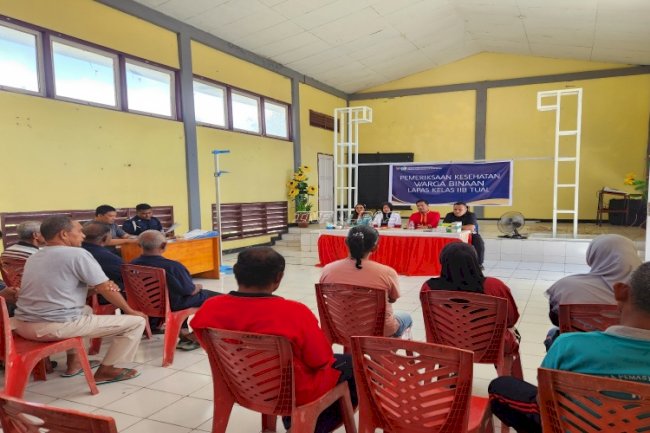 Lapas Tual Gelar Pemeriksaan Kesehatan Gratis, Pastikan Warga Binaan Tetap Prima