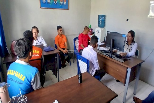 Sinergi Rutan Ambon dengan BPVP Ambon, Enam Warga Binaan Ikuti Pendataan Calon Peserta Pelatihan