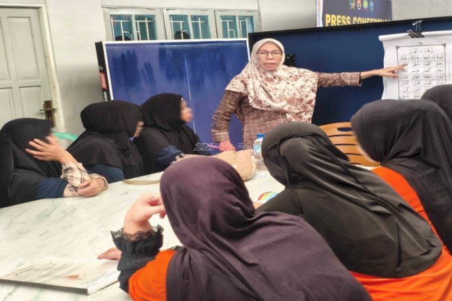Warga Binaan Perempuan Lapas Amuntai Perdalam Bacaan Al-Qur'an