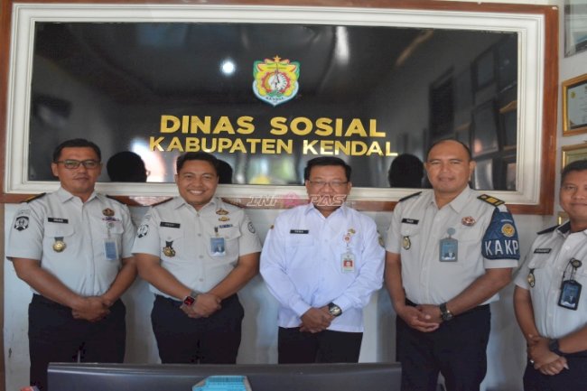 Kolaborasi Pembinaan, Lapas Terbuka Kendal Perkuat Kemitraan dengan Dinsos Kab. Kendal