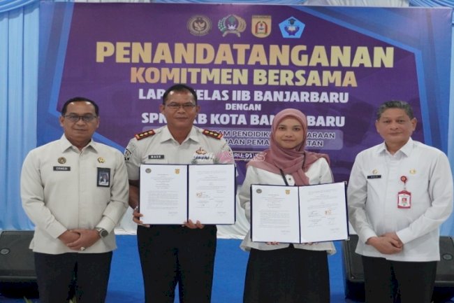Lapas Banjarbaru Gandeng SKB Kota Banjarbaru Hadirkan Pendidikan Kesetaraan bagi Warga Binaan