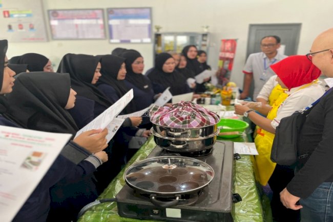 Bangun Kemandirian Warga Binaan, Lapas Perempuan Martapura Gandeng PT Sungai Budi Gelar Pelatihan Tata Boga