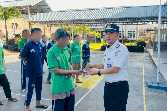Lapas Luwuk Salurkan Premi Warga Binaan, Apresiasi Hasil Pembinaan Kemandirian