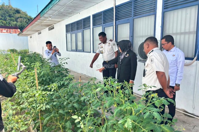 Rutan Majene Tunjukkan Program Pembinaan Kemandirian kepada Wakil Bupati