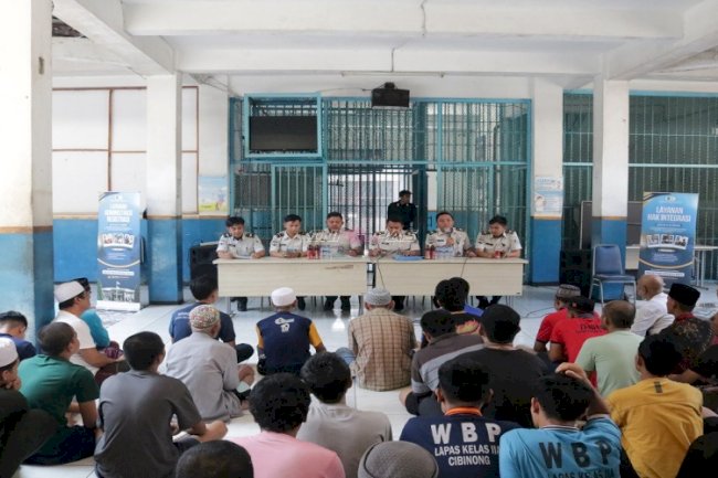 Jemput Bola ke Blok Hunian, Lapas Cibinong Sosialisasikan Hak Integrasi