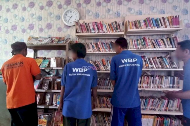 Literasi Jadi Budaya Warga Binaan Rutan Marabahan, Tiap Hari Manfaatkan Perpustakaan