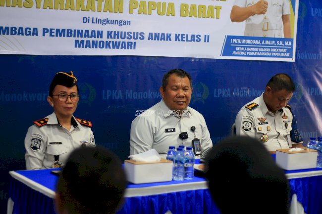 Kunjungi LPKA Manokwari, Kakanwil Ditjenpas Papua Barat Tekankan Perlindungan Hak Anak