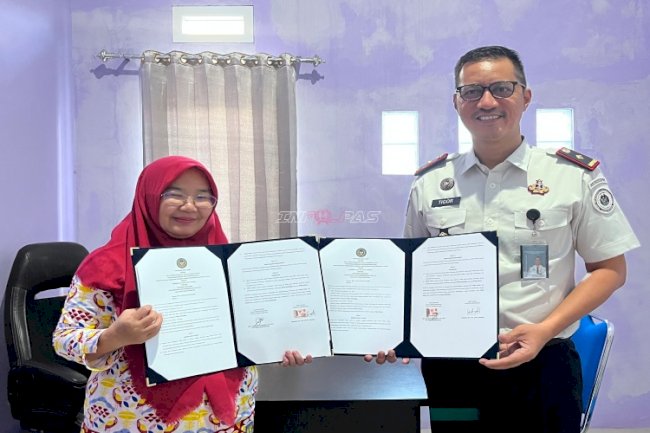Perkuat Pembimbingan Kepribadian Klien, Bapas Pangkalan Bun Perbarui PKS dengan Psikolog Klinis