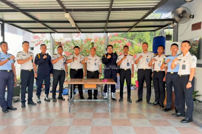 Komitmen Zero Halinar, Lapas Pemuda Madiun Kembali Gelar Razia Insidentil