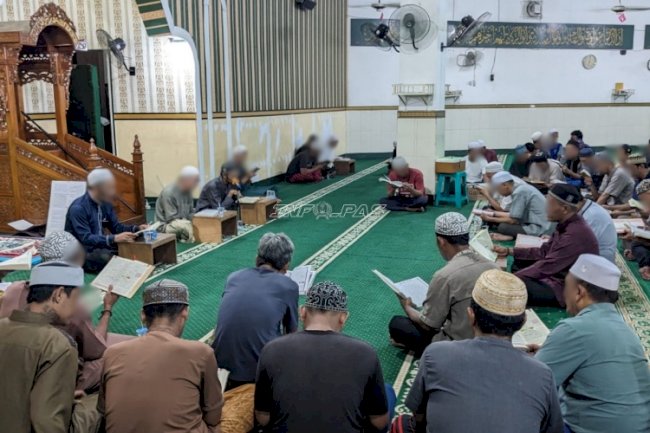 Malam Jumat Penuh Berkah, Santri Lapas Banjarmasin Lantunkan Surah Al-Kahfi di Masjid Baabut Taqwa