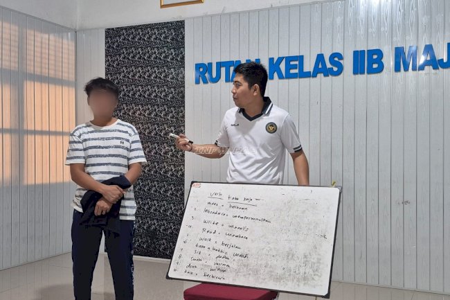 Rutan Majene Gelar Kelas Bahasa Inggris, Tingkatkan Kompetensi Warga Binaan