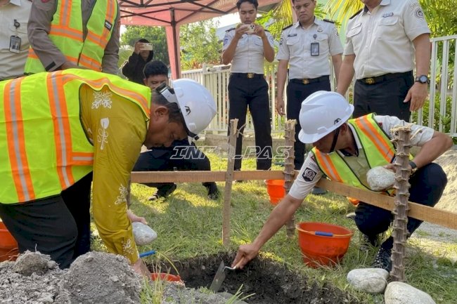 Peletakan Batu Pertama Tandai Program Bedah Rumah bagi Mantan Warga Binaan di Sulteng