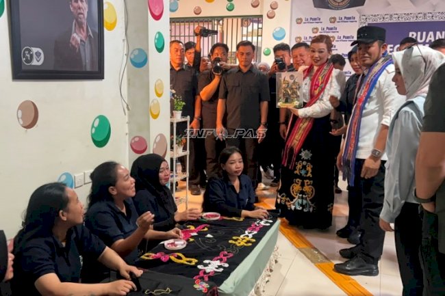 Kakanwil Ditjenpas Kaltim Sambut Kunjungan Gubernur Kaltim di Lapas Perempuan Tenggarong, Dukung Pembinaan Warga Binaan