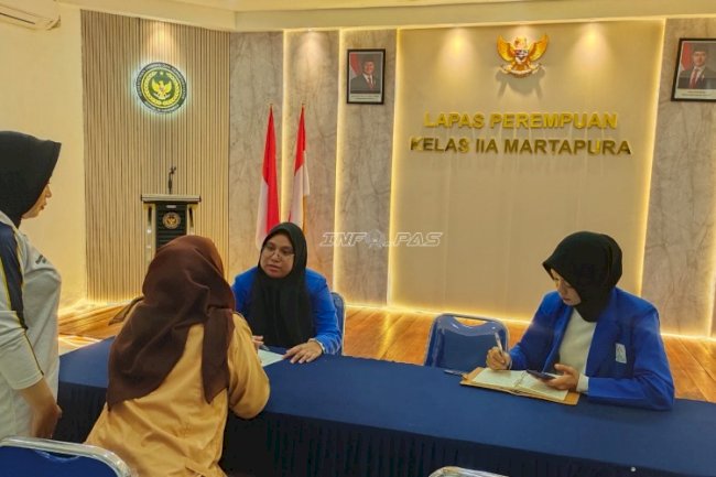 Lapas Perempuan Martapura Buka Sesi Konseling Warga Binaan bersama Mahasiswa Magang