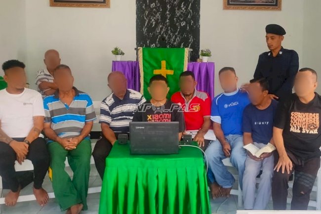 Syukuri Kehidupan, Lapas Wahai Sentuh Jiwa Warga Binaan Lewat Yasinan dan Ibadah Virtual