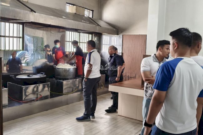 Kanwil Ditjenpas Sulteng Apresiasi Pembenahan Dapur Rutan Palu