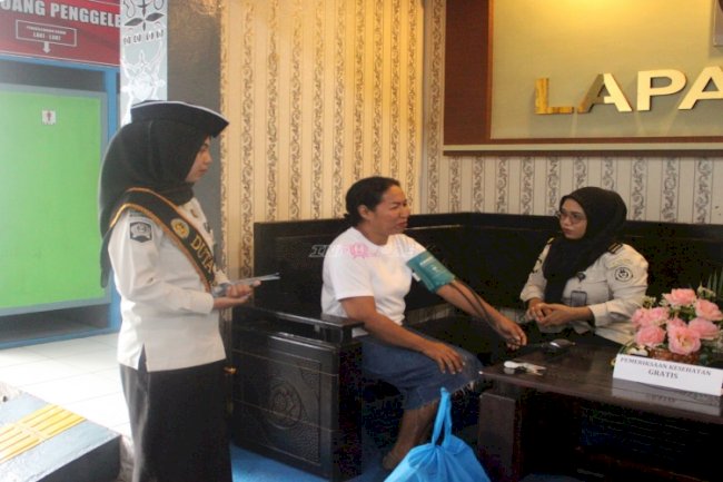Lapas Piru Hadirkan Pemeriksaan Kesehatan Gratis bagi Pengunjung, Wujudkan Pelayanan Publik Humanis