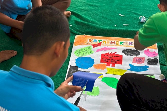 Literasi dan Karya Jadi Ruang Anak Binaan LPKA Palangka Raya Asah Kreativitas
