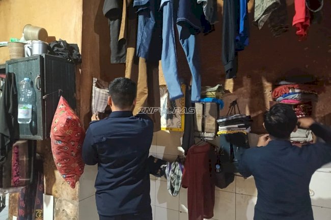 Penggeledahan Rutin Rutan Rantau Perkuat Deteksi Dini Gangguan Kamtib