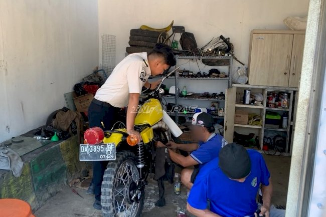 Bengkel Body Repair Lapas Narkotika Karang Intan Bekali Warga Binaan Keterampilan Otomotif