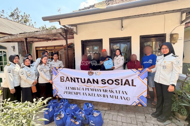 Bedah Rumah Rampung, Lapas Perempuan Malang Tebar Kepedulian kepada Warga