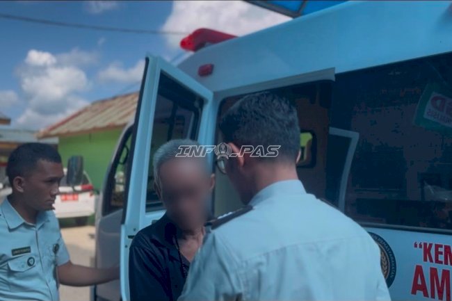 Pastikan Hak Kesehatan Terpenuhi, Lapas Kotabaru Rujuk Warga Binaan ke RSUD