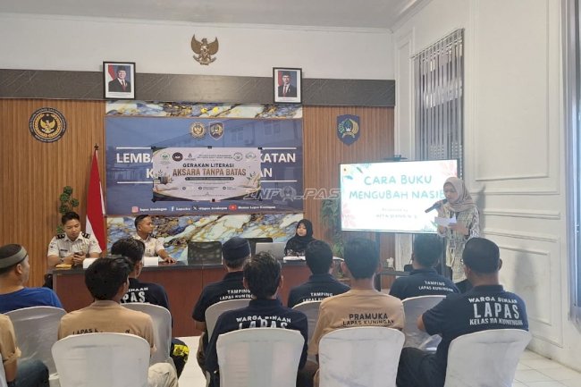 Lapas Kuningan Tumbuhkan Budaya Membaca melalui Gerakan Literasi 'Aksara Tanpa Batas'