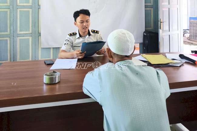 Pastikan Kesiapan Klien Kembali ke Masyarakat, Bapas Amuntai Lakukan Verifikasi Penjamin