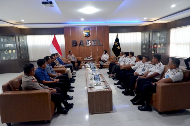 Perkuat Sinergi Penegakan Hukum, Kakanwil Ditjenpas Babel Audiensi dengan Kapolda Babel