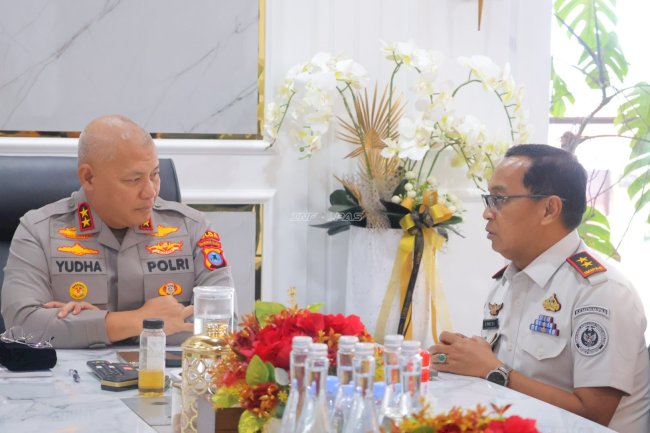 Kanwil Ditjenpas Kalsel dan Polda Perkuat Sinergi Jaga Kamtib Lapas dan Rutan