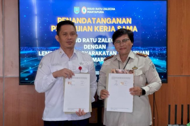 Penuhi Hak Kesehatan Warga Binaan, Lapas Perempuan Martapura Teken PKS dengan RSUD Ratu Zalecha