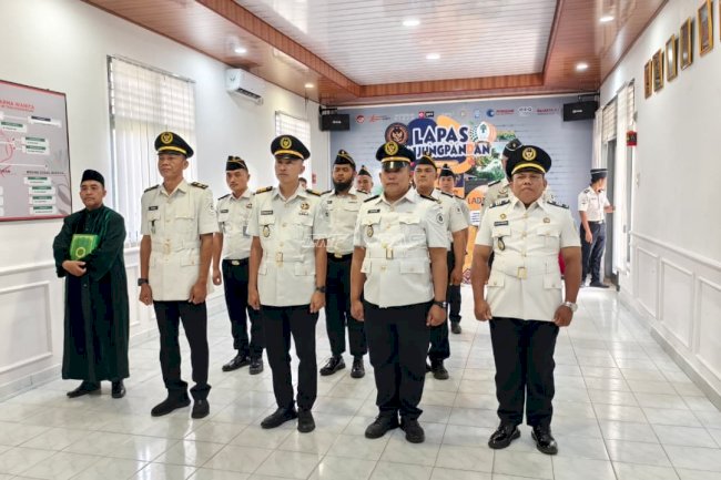 Lima Pejabat Lapas Tanjungpandan Dilantik, Perkuat Kinerja Pemasyarakatan