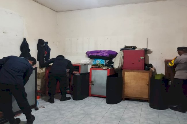 Lapas Wahai dan Polsek Gelar Razia Gabungan Kamar Hunian Warga Binaan