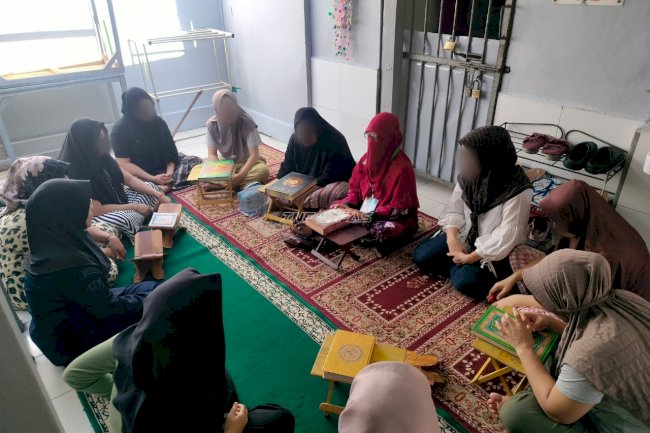 Pengajian Perkuat Pembinaan Rohani Warga Binaan Wanita Rutan Tanjung