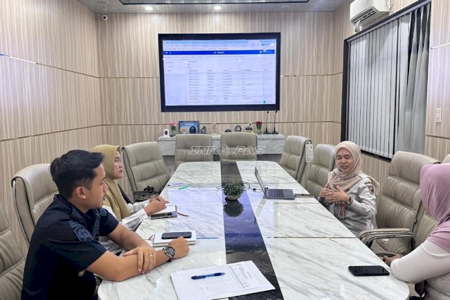 Rutan Pelaihari-Disdukcapil Bahas PKS Layanan Adminduk Berbasis Aplikasi Pelangi